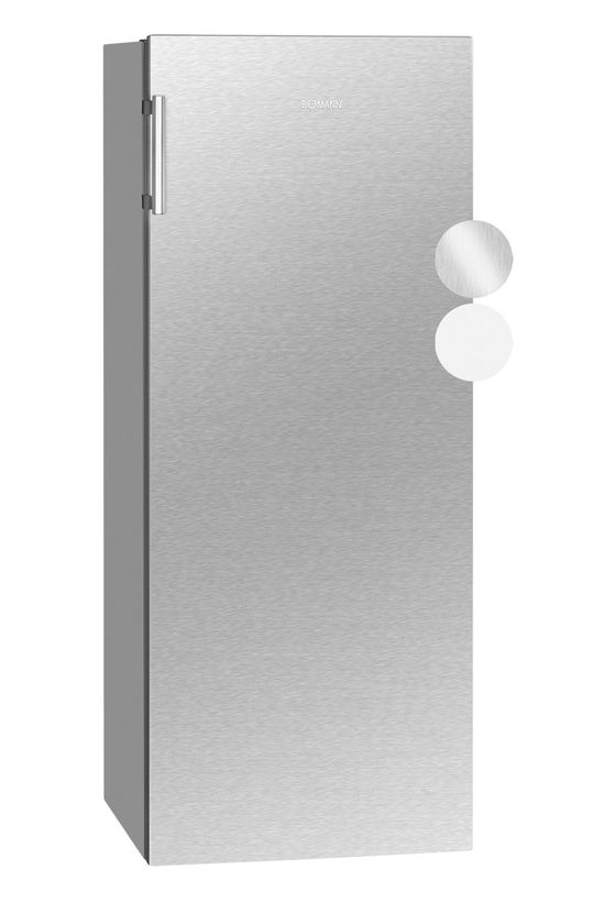 Bomann VS7316IX 242 l Kühlschrank freistehend EEK: E 104 kWh Jahr  (Edelstahl) f&uuml;r 263,99 Euro