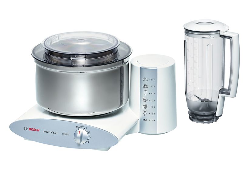 Bosch MUM6N21 1000 W Küchenmaschine 2 l  (Edelstahl, Weiß) f&uuml;r 289,99 Euro