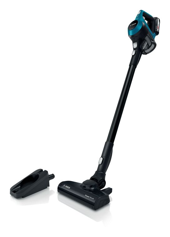Bosch Serie 6 BBS611LAG Handstaubsauger Beutellos bis 30 min Laufzeit 18 V  (Blau) f&uuml;r 199,99 Euro