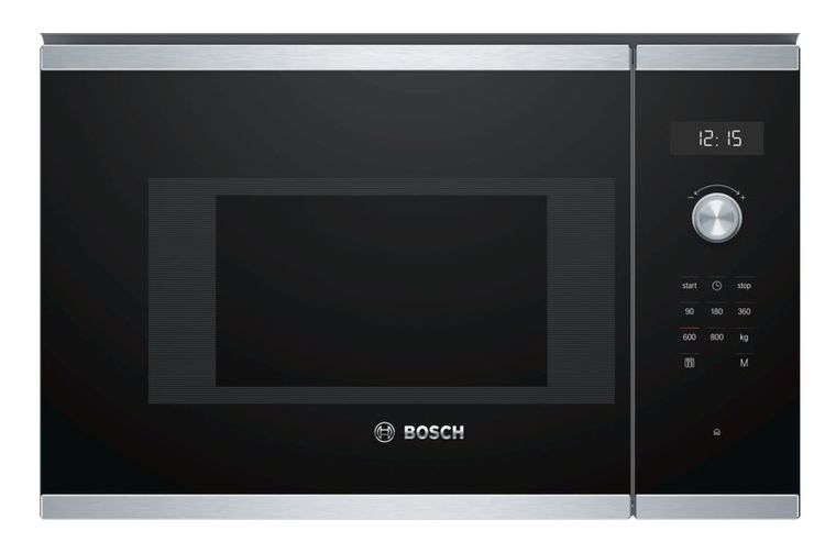 Bosch Serie 6 BFL524MS0 Einbau-Mikrowelle 800 W Größe: klein 5 Stufen (Schwarz, Edelstahl) für 245,99 Euro