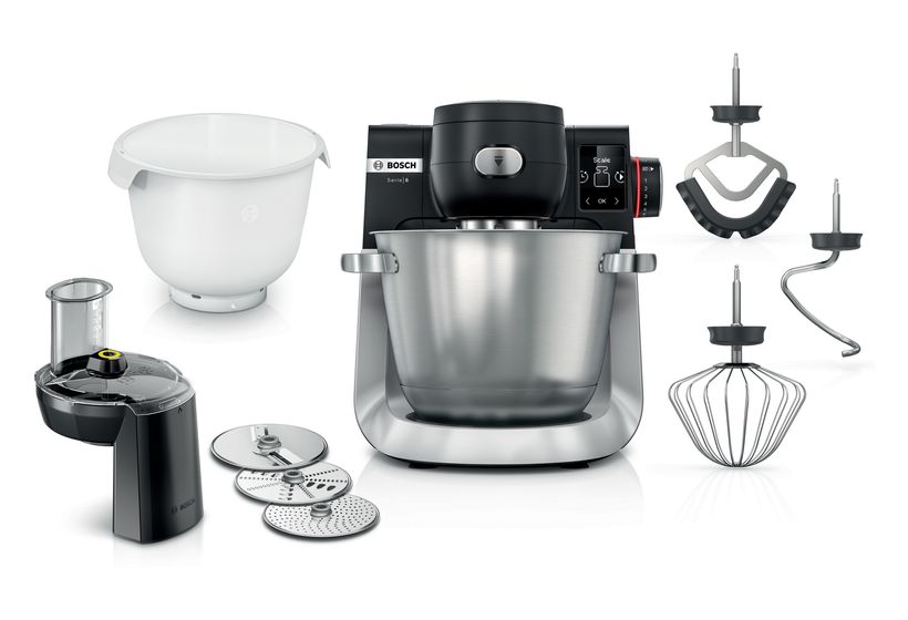 Bosch Serie 6 MUMS6ZS23D 1600 W Küchenmaschine 5,5 l mit Waage (Schwarz, Edelstahl, Weiß) f&uuml;r 545,00 Euro