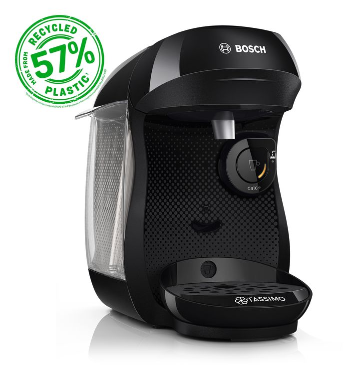 Bosch TAS102E Tassimo Happy friendly Kaffeekapsel Maschine  (Schwarz) f&uuml;r 119,99 Euro