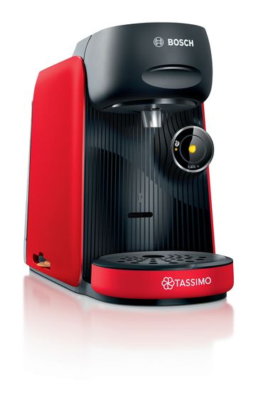 Bosch TAS16B3 Tassimo Finesse Kaffeekapsel Maschine (Schwarz, Rot) für 39,99 Euro