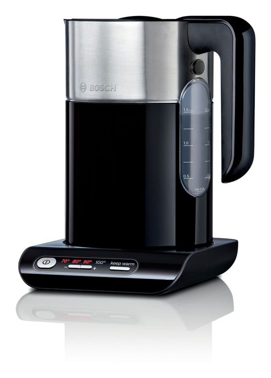 Bosch TWK8613 Styline 1,5 l Wasserkocher 2400 W  (Schwarz) f&uuml;r 64,99 Euro