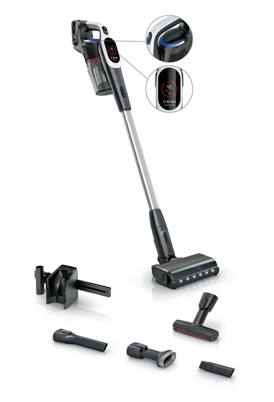Bosch Unlimited 9 BKS931BA Handstaubsauger Beutellos bis 60 min Laufzeit 18 V HEPA  (Weiß) f&uuml;r 319,00 Euro