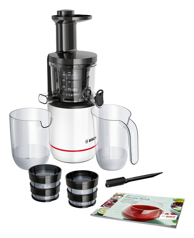 Bosch VitaExtract MESM500W Entsafter 150 W  (Schwarz/Weiß) f&uuml;r 149,99 Euro