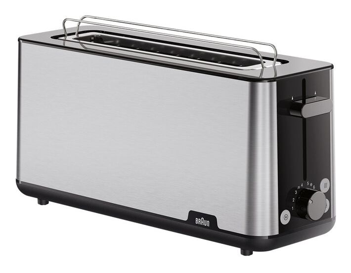 Braun HT1610 PurShine Toaster 1030 W 8 Stufen  (Schwarz, Edelstahl) f&uuml;r 39,99 Euro