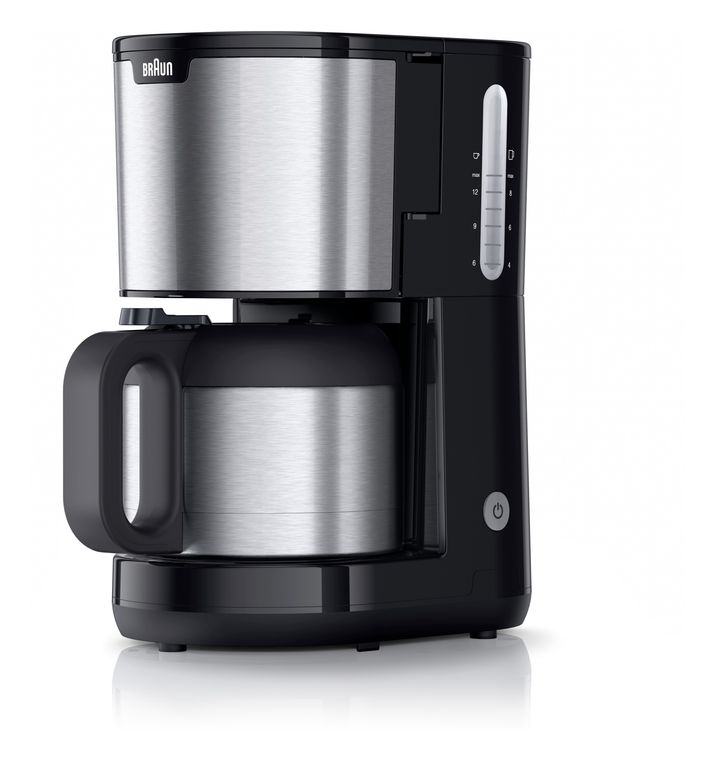 Braun KF1505BK PurShine 9 Tassen Thermo Filterkaffeemaschine 1,2 l  (Schwarz) f&uuml;r 64,99 Euro