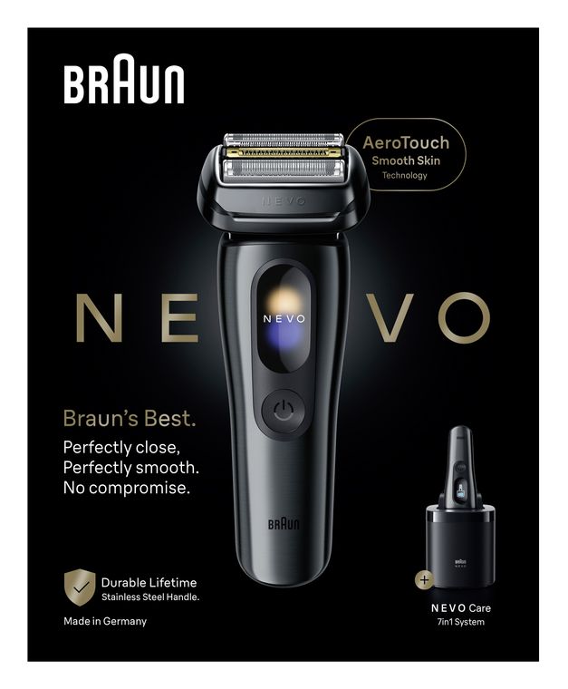 Braun Nevo 15010c 7in1 mit Ledertasche Nass&Trocken Rasierer 60 min f&uuml;r 499,00 Euro