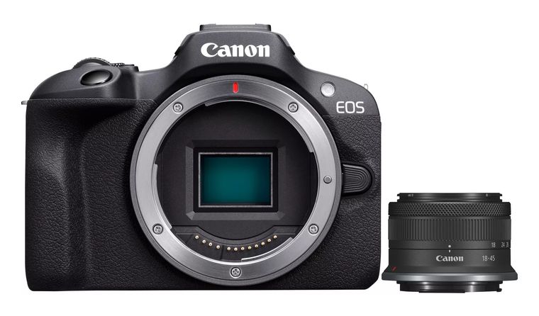 Canon EOS R100 Kit RF-S 18-45mm MILC 7,5 cm Wlan Bluetooth für 535,00 Euro
