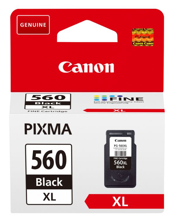 Canon PG-560XL originale Druckerpatronen Schwarz 14,3 ml 400 Seiten f&uuml;r 28,99 Euro