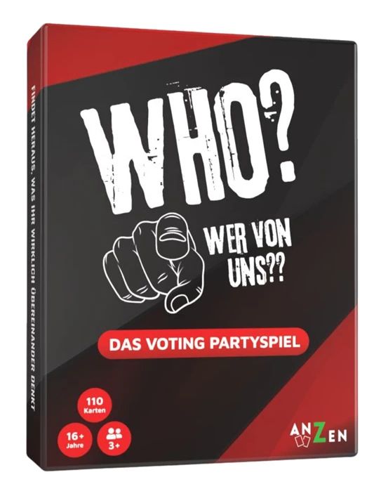 Carletto WHO? Wer von uns? - Das Voting Partyspiel Brettspiel ab 16 Jahr(e) f&uuml;r 21,99 Euro