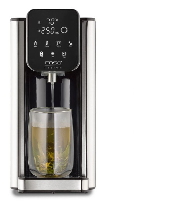 Caso HW666 Teemaschine  (Schwarz, Edelstahl) f&uuml;r 104,99 Euro