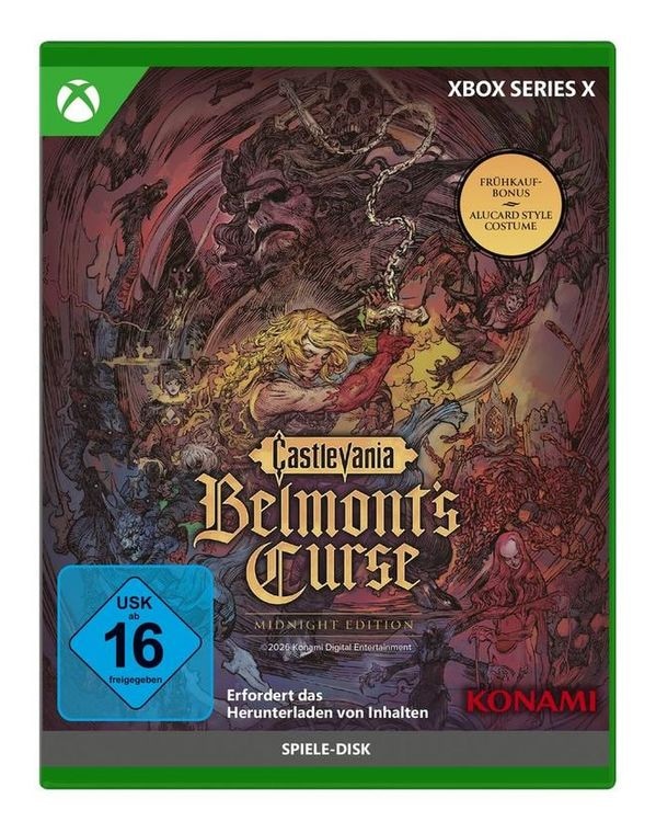Castlevania: Belmont's Curse - Midnight Edition (Xbox Series X) f&uuml;r 39,99 Euro