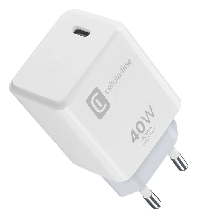 Cellular Line 40W PD USB-C ACH 40W USB-C Power-Delivery-Ladegerät, ideal für iPhone 17 und iPad Pro 2025. f&uuml;r 24,99 Euro