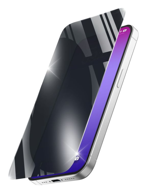 Cellular Line Privacy Xtreme Glass Klare Bildschirmschutzfolie gehärtetes Glas für  Apple iPhone 17 Pro Abnutzungsresistent, Tropfsicher, Schlagfest, Kratzresistent, Schockresistent f&uuml;r 29,99 Euro