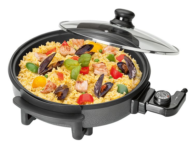 Clatronic PP3401 Partypfanne antihaftbeschichtet 32 cm Rund   (Anthrazit) f&uuml;r 24,99 Euro