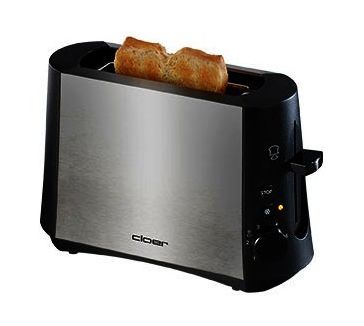 Cloer 3890 Mini- Toaster 1 Scheibe(n) (Schwarz, Edelstahl) für 35,99 Euro