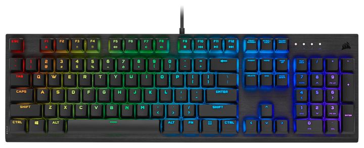 Corsair K60 RGB-LED Gaming Tastatur (Schwarz) für 111,00 Euro
