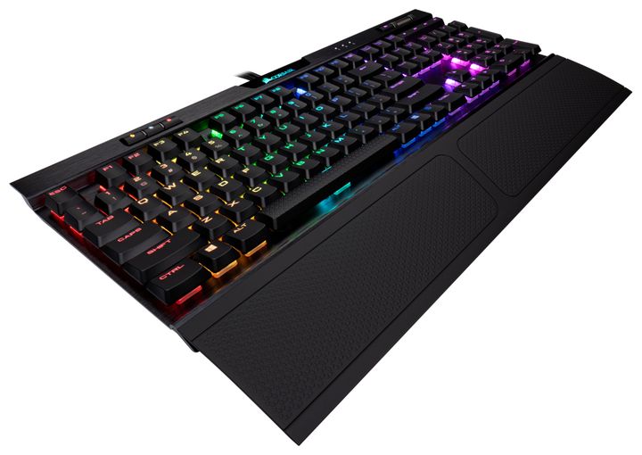 Corsair K70 RGB MK.2 Low Profile RAPIDFIRE RGB-LED Gaming Tastatur (Schwarz) für 163,99 Euro