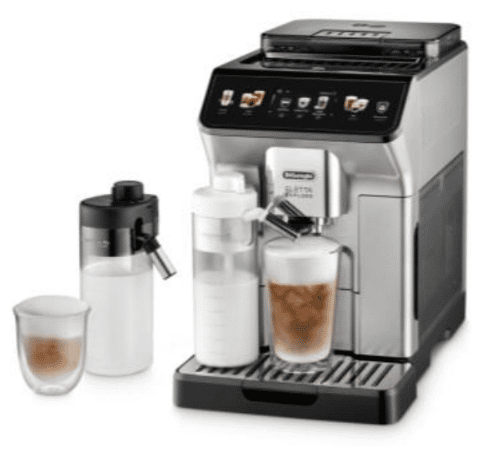 DeLonghi Eletta Explore ECAM450.55.S Kaffeevollautomat 19 bar 1,8 l 300 g (Schwarz, Silber) für 1.049,00 Euro
