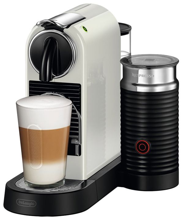 DeLonghi EN267.WAE Citiz&Milk Nespresso Kapselmaschine 19 bar 1,0 l (Weiß) für 179,99 Euro