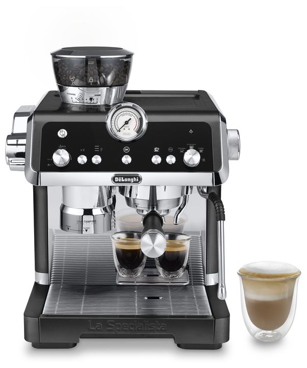 DeLonghi EC9355.BM  La Specialista Prestigio Siebträger Kaffeemaschine 19 bar 1450 W (Schwarz, Edelstahl) für 749,99 Euro