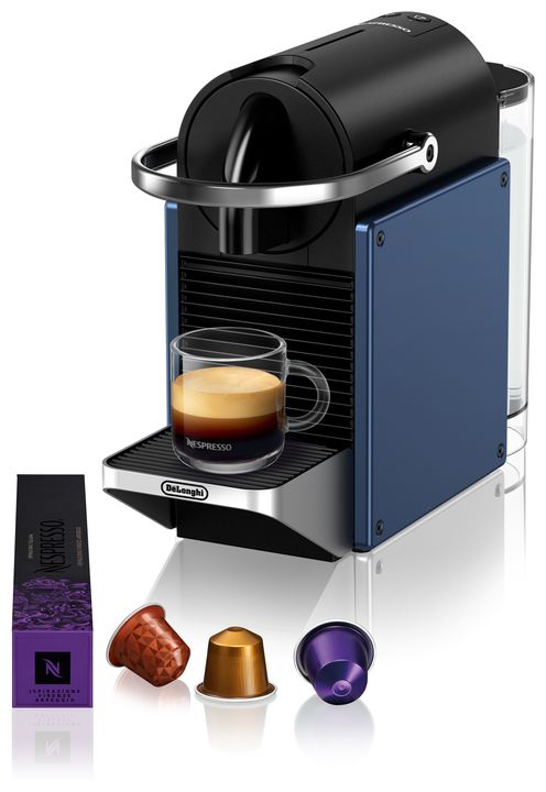 De’Longhi EN127.BL Pixie Nespresso Kapselmaschine 19 bar 1,0 l (Schwarz, Blau, Silber) für 134,99 Euro