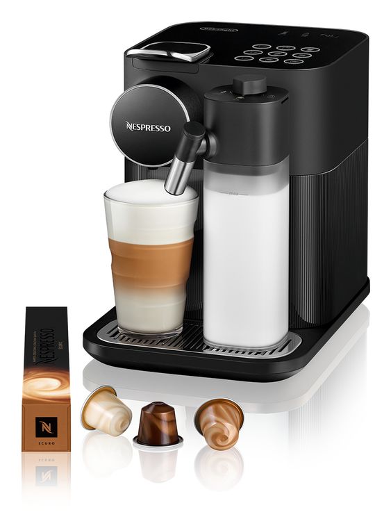 De’Longhi EN640.B Gran Lattissima Nespresso Kapselmaschine 19 bar 1,0 l (Schwarz) für 442,00 Euro