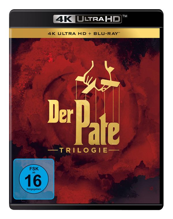 Der Pate Trilogie (4K Ultra HD BLU-RAY + BLU-RAY) f&uuml;r 69,99 Euro
