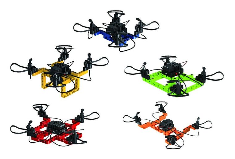 DF-Models SkyWatcher 5in1 DIY Block Quadrocopter Multicopter/Drohne Flugzeit: 10 min  (Mehrfarbig) f&uuml;r 59,99 Euro