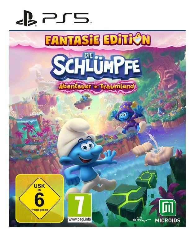 Die Schlümpfe: Abenteuer im Traumland - Fantasie Edition (PlayStation 5) f&uuml;r 34,99 Euro