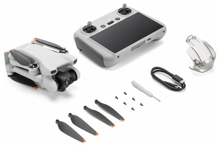 DJI Mini 3 (RC) 8064 x 6048 Pixel Mini-Drohne Multicopter/Drohne Flugzeit: 38 min (Grau, Weiß) für 629,00 Euro
