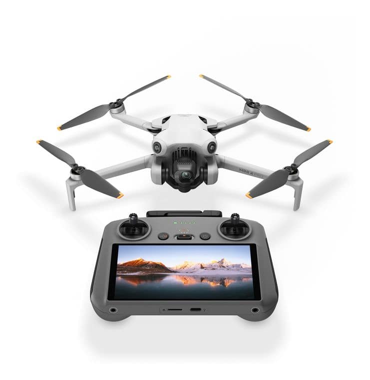 DJI Mini 4 Pro (RC 2) 8064 x 6048 Pixel Quadrocopter Multicopter/Drohne Flugzeit: 34 min (Schwarz, Weiß) für 929,00 Euro