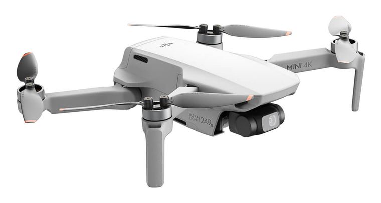 DJI Mini 4K Fly More Combo 4000 x 3000 Pixel Quadrocopter Multicopter/Drohne Flugzeit: 31 min (Grau) für 349,00 Euro