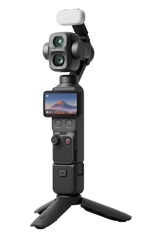 DJI Osmo Pocket 4P Vlog Combo 7680 x 4320 Pixel Aktion Kamera  (Schwarz) f&uuml;r 689,00 Euro