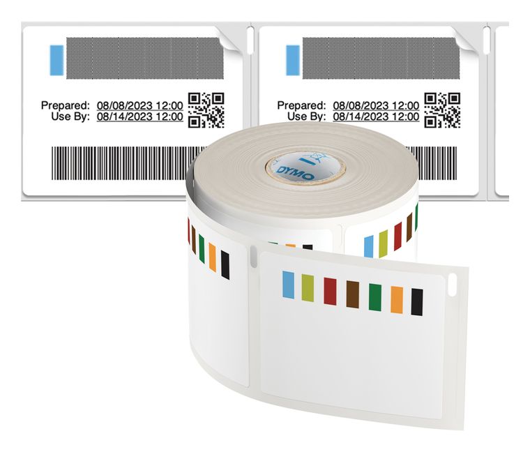 Dymo DYMO Original LabelWriter Etiketten für Lagerbewegungen | 54 mm x 70 mm | Farbcodierte Etiketten für die Vorratsrotation in der Großküche an | 400 Etiketten | für LabelWriter-Beschriftungsgerät f&uuml;r 34,49 Euro