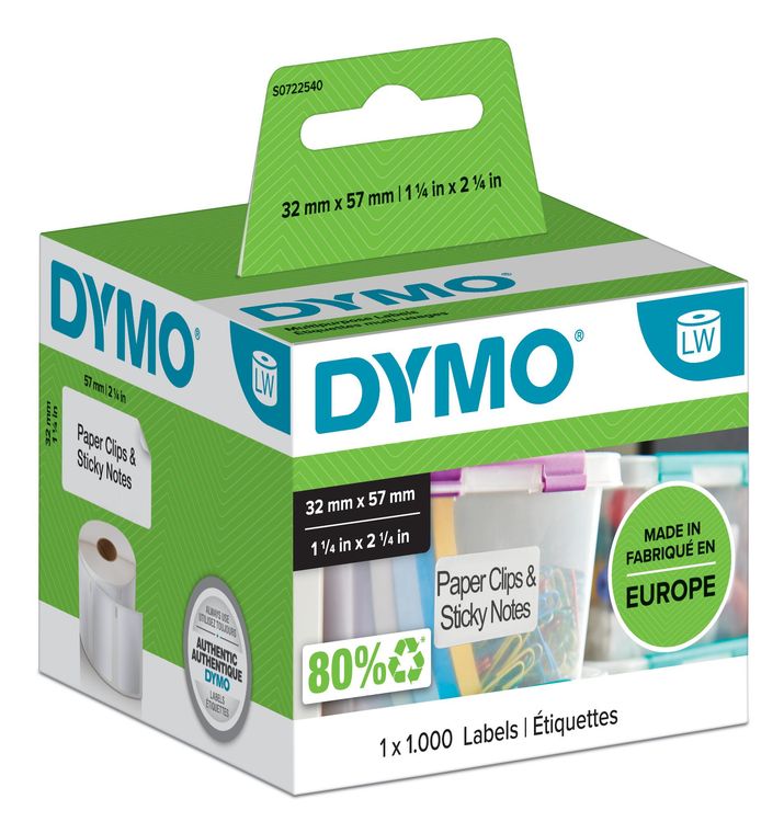 Dymo LW - Mehrzwecketiketten - 32 x 57 mm - S0722540 für 26,99 Euro