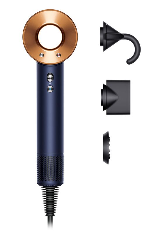 Dyson HD07 Supersonic Straight+Wavy Haartrockner 1600 W  (Blau, Kupfer) f&uuml;r 409,00 Euro