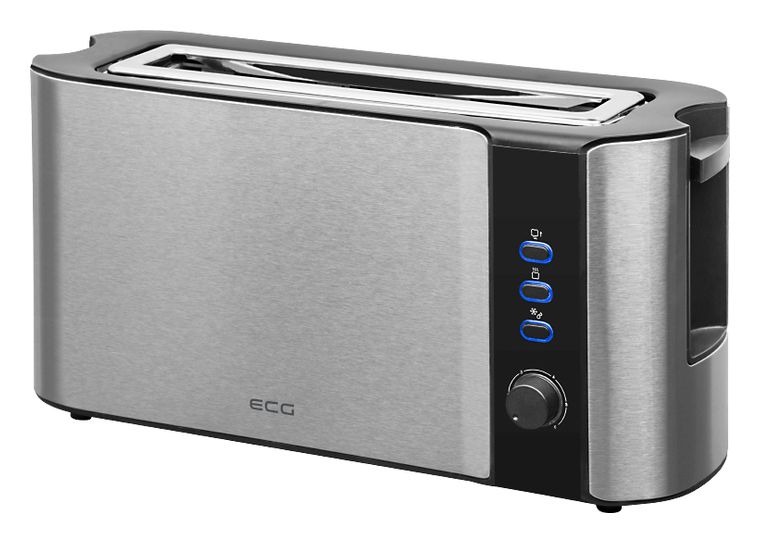 ECG ST10630SS Toaster 1000 W 2 Scheibe(n) 6 Stufen  (Schwarz, Silber) f&uuml;r 30,99 Euro