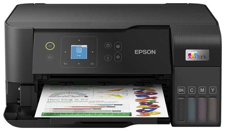 Epson EcoTank ET-2840 All in One A4 Tintenstrahl Drucker 4800 x 1200 DPI inkl. 2. Flasche schwarze Tinte für 239,00 Euro