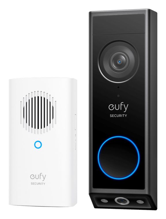Eufy Video Doorbell E340 + Chime IP-Sicherheitskamera Außen Nachtsicht  (Schwarz) f&uuml;r 149,00 Euro