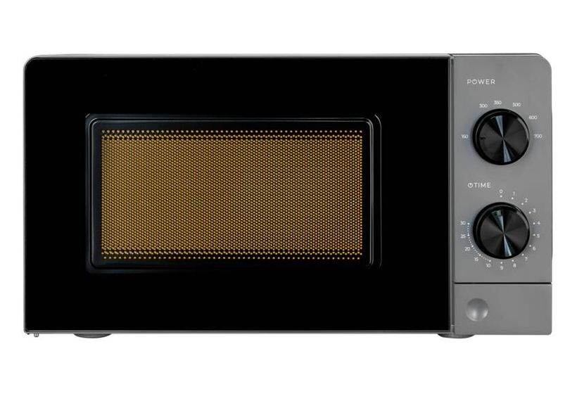 Exquisit MW 950-040e Freistehende Mikrowelle 1200 W Größe: klein 6 Stufen  (Schwarz, Edelstahl) f&uuml;r 59,49 Euro