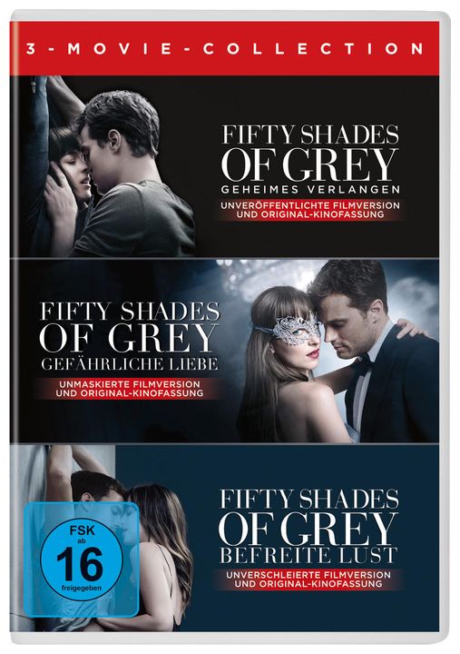 Fifty Shades of Grey 1-3 (DVD) für 14,99 Euro