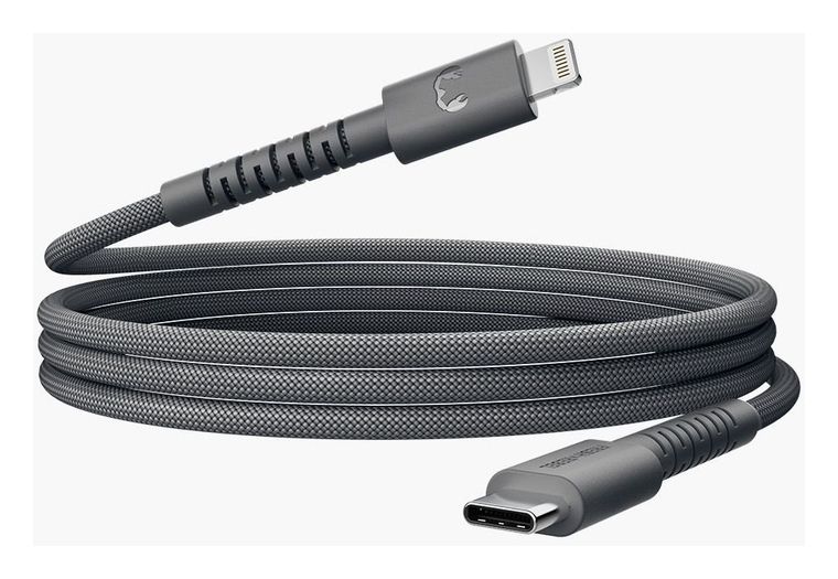 Fresh 'n Rebel FlexWave Stecker Lightning auf USB C 0,7 m  (Grau) f&uuml;r 29,99 Euro