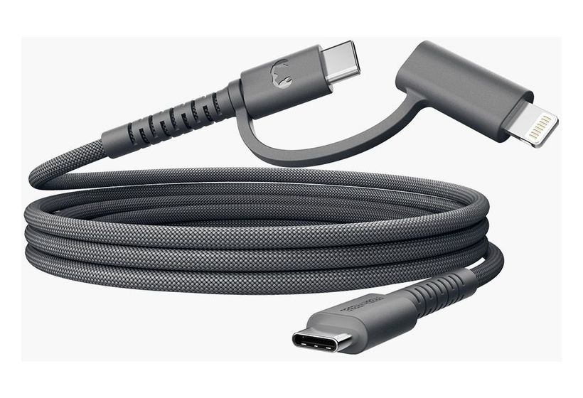 Fresh 'n Rebel FlexWave Stecker Lightning auf USB C 2 m  (Schwarz) f&uuml;r 35,49 Euro