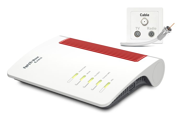 FRITZ! FRITZ!Box 6670 Cable WiFi 7 Router Dual-Band (2,4 GHz/5 GHz) 720 Mbit/s f&uuml;r 264,99 Euro