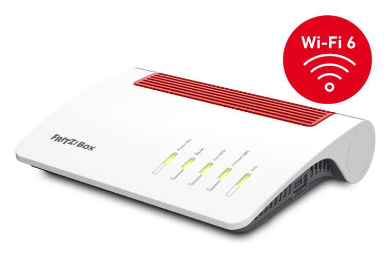 FRITZ! FRITZ!Box 7590 AX WiFi 6 Router Dual-Band (2,4 GHz/5 GHz) 1200 Mbit/s f&uuml;r 249,00 Euro