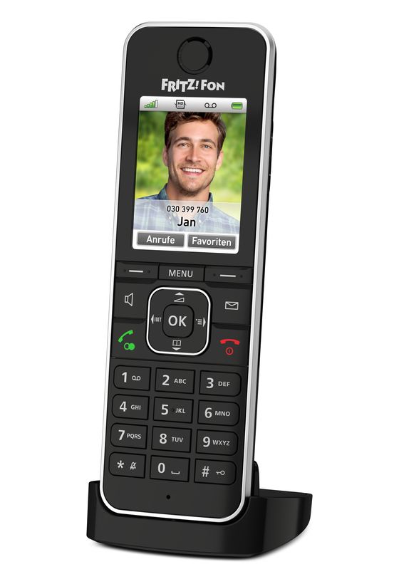 FRITZ! FRITZ!Fon C6 DECT-Telefon  (Schwarz) f&uuml;r 81,99 Euro