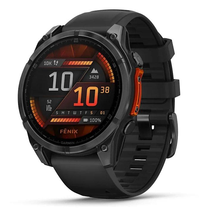 Garmin Fenix 8 Digital 47 mm Smartwatch Rund (Schwarz) für 869,00 Euro